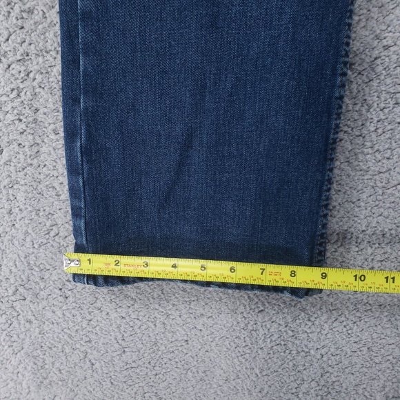 🚫SOLD🚫LEVI'S 527 Boot Cut Jeans Mens Sz 34x30 Dark Washed Faded Whiskered - Picture 13 of 14